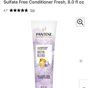 Pantene Illuminating Color Care Biotin Blend Conditioner - new